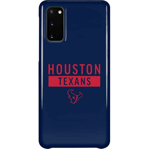 NFL Houston Texans Blue Performance Series Galaxy S20 Lite Case