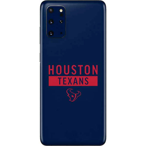 NFL Houston Texans Blue Performance Series Galaxy S20 Plus Skin