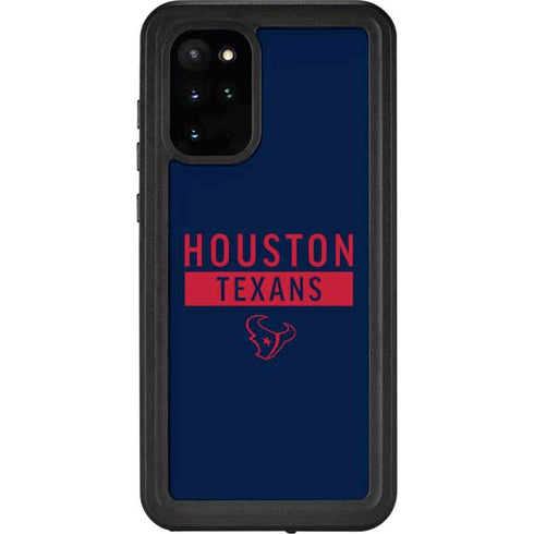 NFL Houston Texans Blue Performance Series Galaxy S20 Plus Waterproof Case
