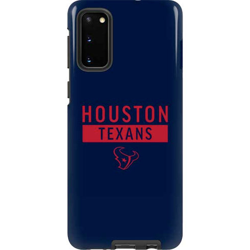 NFL Houston Texans Blue Performance Series Galaxy S20 Pro Case