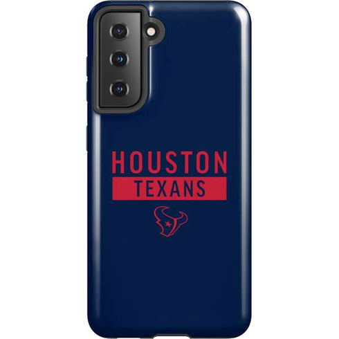 NFL Houston Texans Blue Performance Series Galaxy S21 5G Pro Case