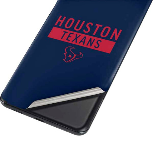NFL Houston Texans Blue Performance Series Galaxy S21 Ultra 5G Skin