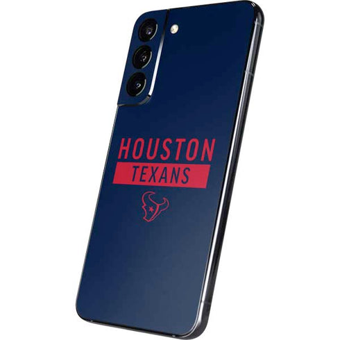 NFL Houston Texans Blue Performance Series Galaxy S22 Plus Skin