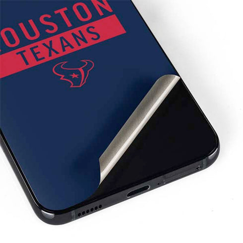 NFL Houston Texans Blue Performance Series Galaxy S22 Plus Skin
