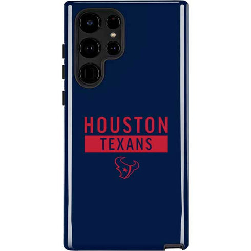 NFL Houston Texans Blue Performance Series Galaxy S22 Ultra Pro Case