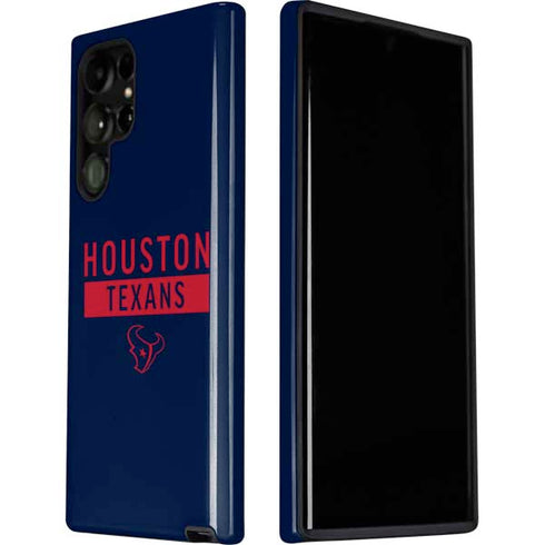 NFL Houston Texans Blue Performance Series Galaxy S22 Ultra Pro Case