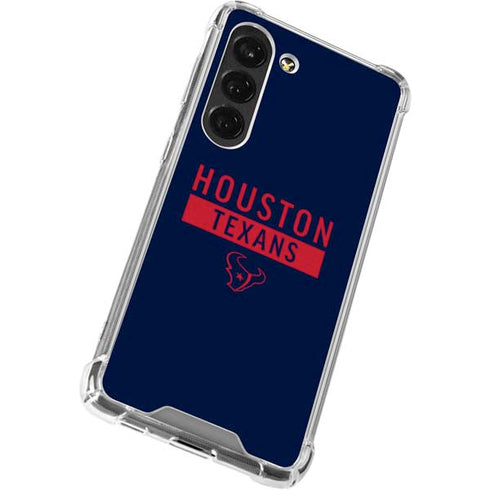NFL Houston Texans Blue Performance Series Galaxy S23 Clear Case