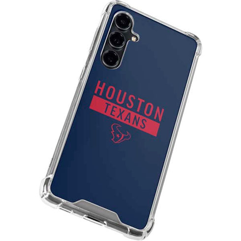 NFL Houston Texans Blue Performance Series Galaxy S23 FE Clear Case