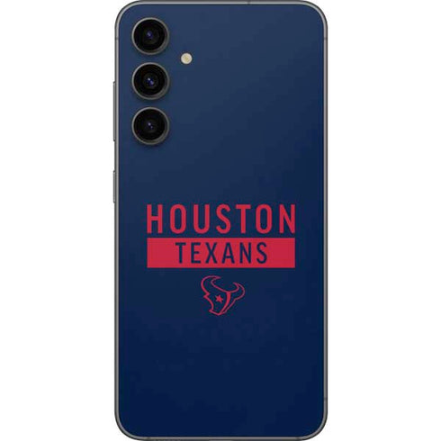NFL Houston Texans Blue Performance Series Galaxy S23 FE Skin