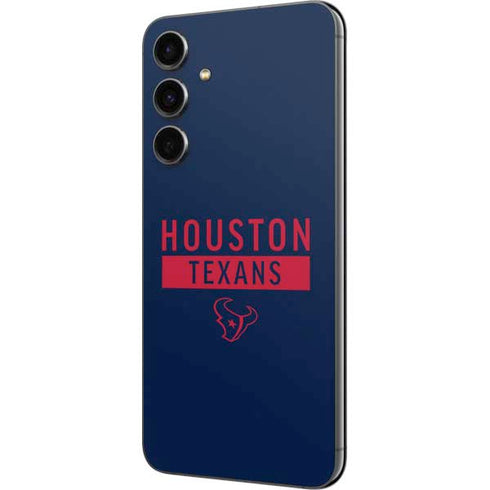 NFL Houston Texans Blue Performance Series Galaxy S23 FE Skin
