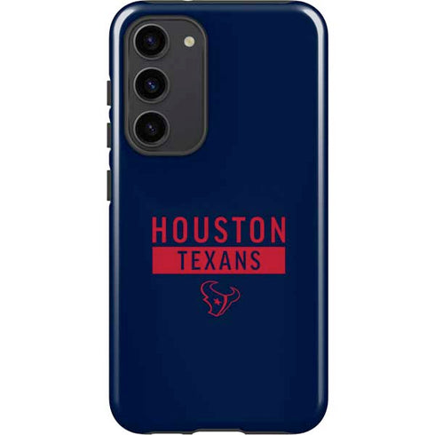 NFL Houston Texans Blue Performance Series Galaxy S23 Plus Pro Case