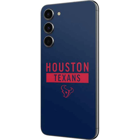 NFL Houston Texans Blue Performance Series Galaxy S23 Plus Skin