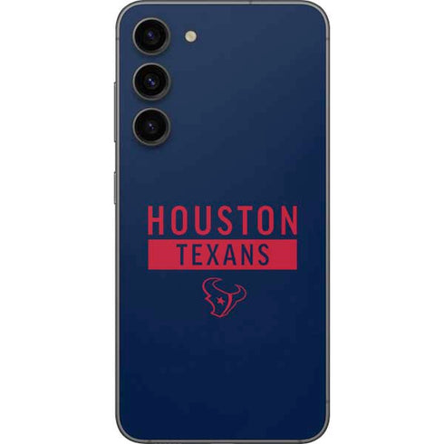NFL Houston Texans Blue Performance Series Galaxy S23 Plus Skin