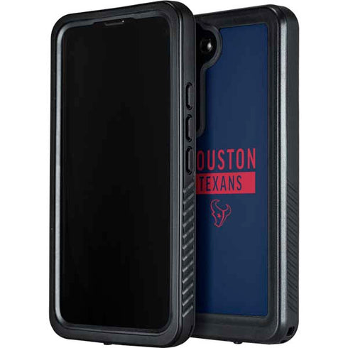 NFL Houston Texans Blue Performance Series Galaxy S23 Plus Waterproof Case