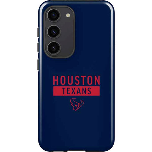 NFL Houston Texans Blue Performance Series Galaxy S23 Pro Case