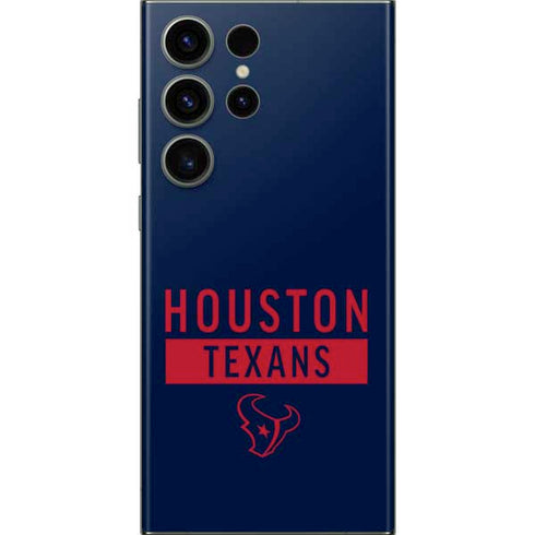 NFL Houston Texans Blue Performance Series Galaxy S23 Ultra Skin
