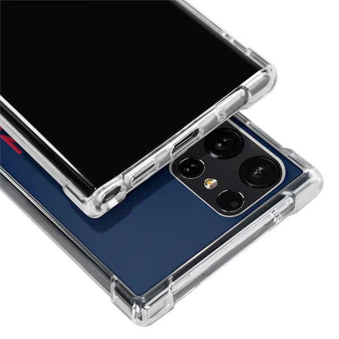 NFL Houston Texans Blue Performance Series Galaxy S24 Ultra Clear Case