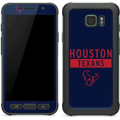 NFL Houston Texans Blue Performance Series Galaxy S7 Active Skin