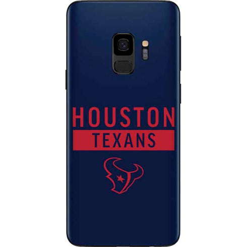 NFL Houston Texans Blue Performance Series Galaxy S9 Skin