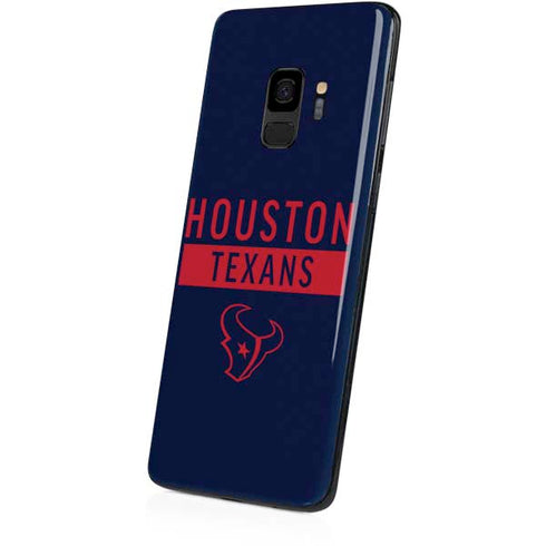 NFL Houston Texans Blue Performance Series Galaxy S9 Skin