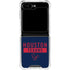 NFL Houston Texans Blue Performance Series Galaxy Z Flip5 5G Clear Case