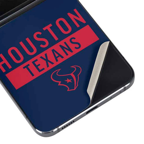 NFL Houston Texans Blue Performance Series Galaxy Z Flip5 5G Skin