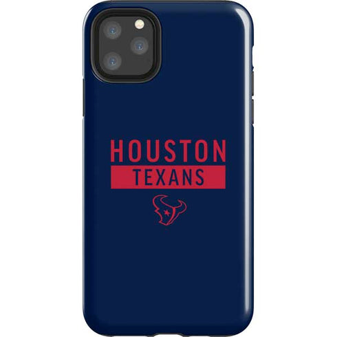 NFL Houston Texans Blue Performance Series iPhone 11 Pro Max Impact Case