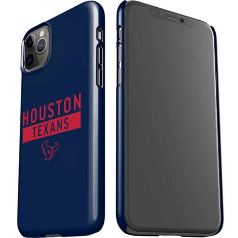 NFL Houston Texans Blue Performance Series iPhone 11 Pro Max Lite Case