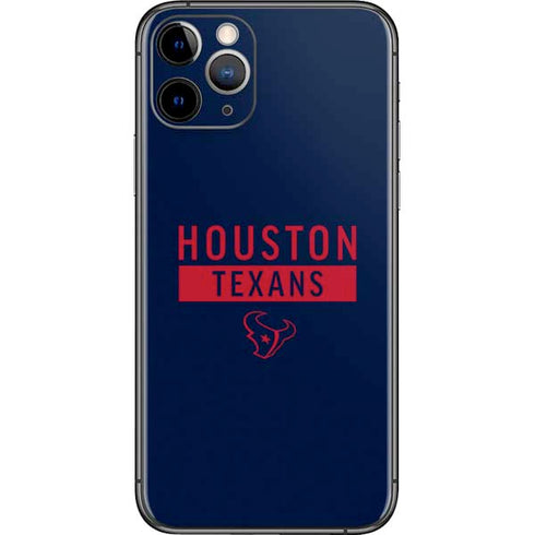 NFL Houston Texans Blue Performance Series iPhone 11 Pro Skin