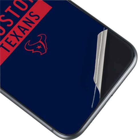 NFL Houston Texans Blue Performance Series iPhone 11 Skin