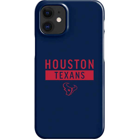 NFL Houston Texans Blue Performance Series iPhone 12 Mini Lite Case