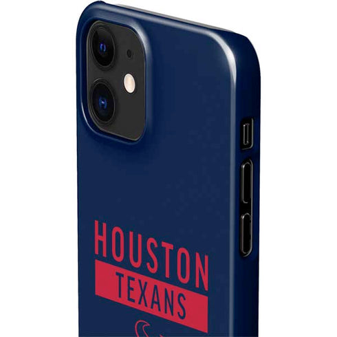 NFL Houston Texans Blue Performance Series iPhone 12 Mini Lite Case