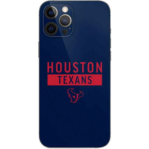 NFL Houston Texans Blue Performance Series iPhone 12 Pro Max Skin