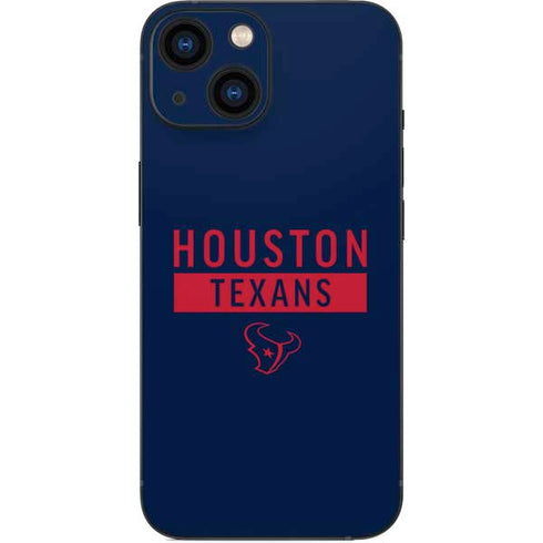 NFL Houston Texans Blue Performance Series iPhone 13 Mini Skin