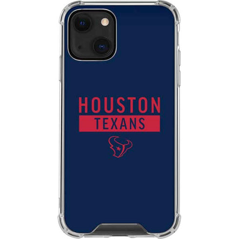 NFL Houston Texans Blue Performance Series iPhone 14 Clear Case