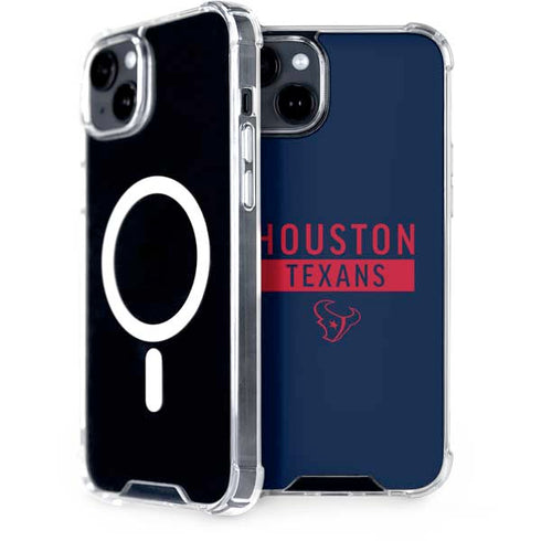 NFL Houston Texans Blue Performance Series iPhone 15 Plus MagSafe Case