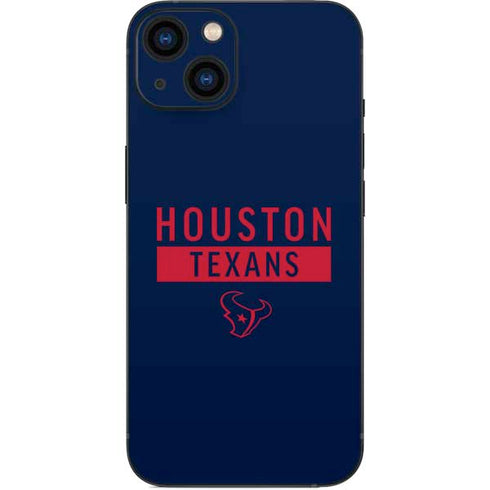 NFL Houston Texans Blue Performance Series iPhone 14 Plus Skin