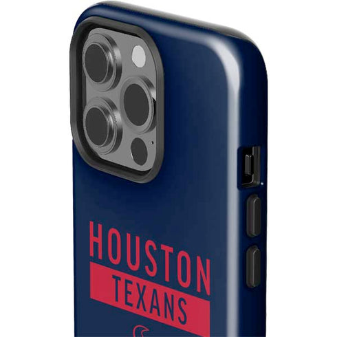 NFL Houston Texans Blue Performance Series iPhone 15 Pro Impact Case