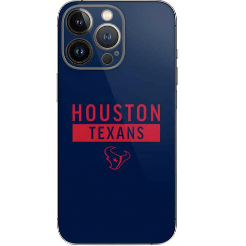 NFL Houston Texans Blue Performance Series iPhone 14 Pro Skin