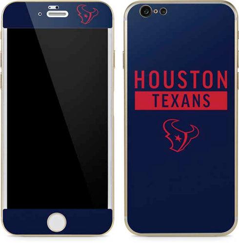 NFL Houston Texans Blue Performance Series iPhone 6/6s Skin