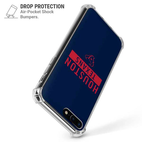 NFL Houston Texans Blue Performance Series iPhone 7/8 Plus Clear Case