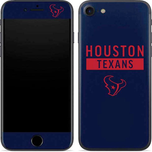 NFL Houston Texans Blue Performance Series iPhone 7 Skin