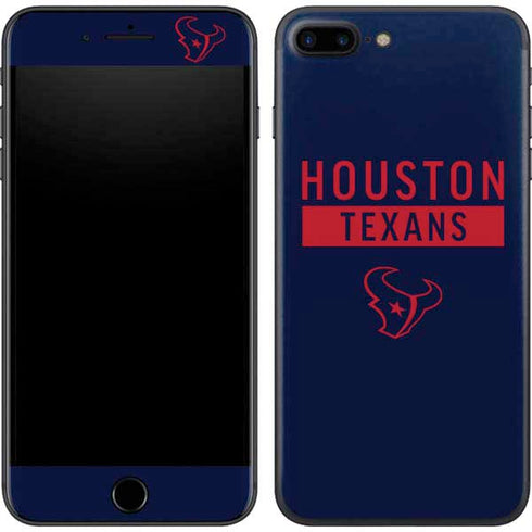 NFL Houston Texans Blue Performance Series iPhone 8 Plus Skin