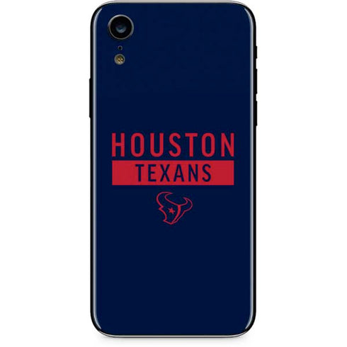 NFL Houston Texans Blue Performance Series iPhone XR Skin