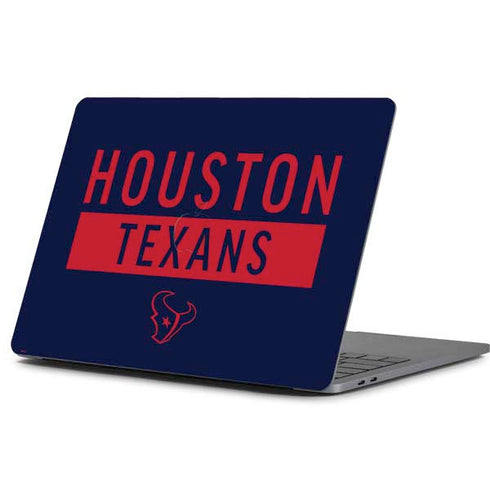 NFL Houston Texans Blue Performance Series Apple MacBook Pro 13-inch Skin