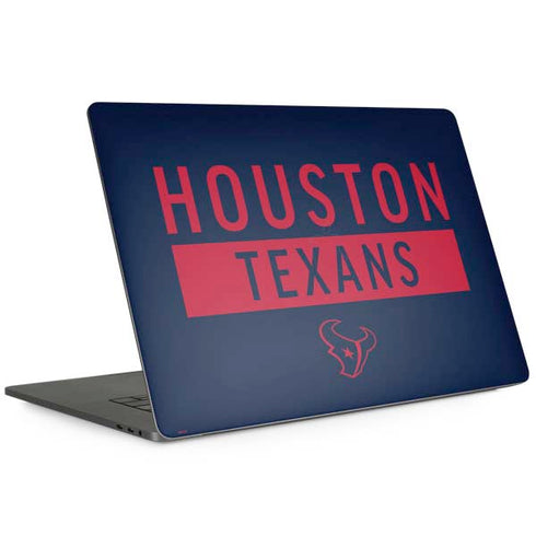 NFL Houston Texans Blue Performance Series Apple MacBook Pro 15-inch Skin