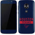 NFL Houston Texans Blue Performance Series Moto E5 Play Skin