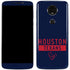 NFL Houston Texans Blue Performance Series Moto E5 Plus Skin
