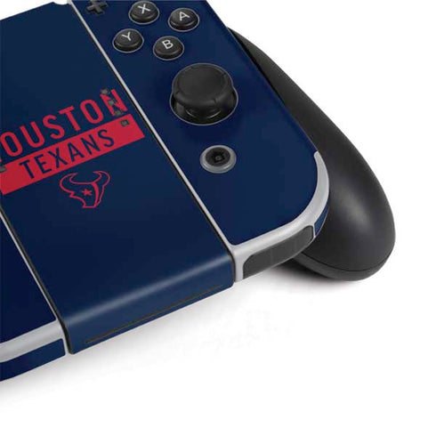 NFL Houston Texans Blue Performance Series Nintendo Switch OLED (2021) Skin