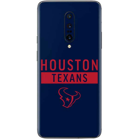 NFL Houston Texans Blue Performance Series OnePlus 7 Pro Skin
